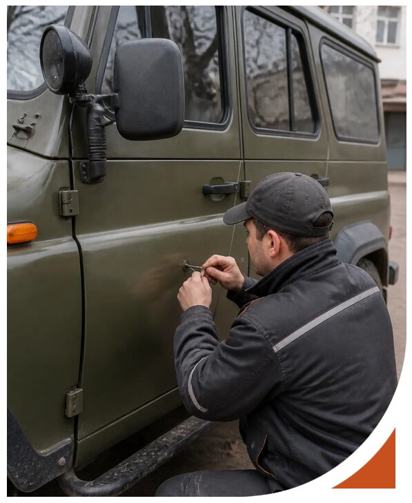 Профессиональное вскрытие автомобиля УАЗ без повреждений в Гукове